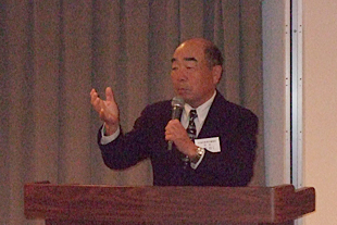 JASRACいではく会長、講演